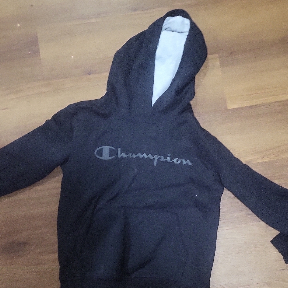 Champion Black and Gray Hoodie